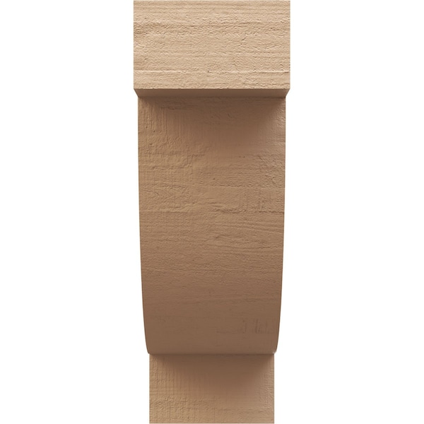 10in. W X 20in. D X 30in. H Series 2 Alpine Rough Cedar Woodgrain TimberThane Corbel, Primed Tan